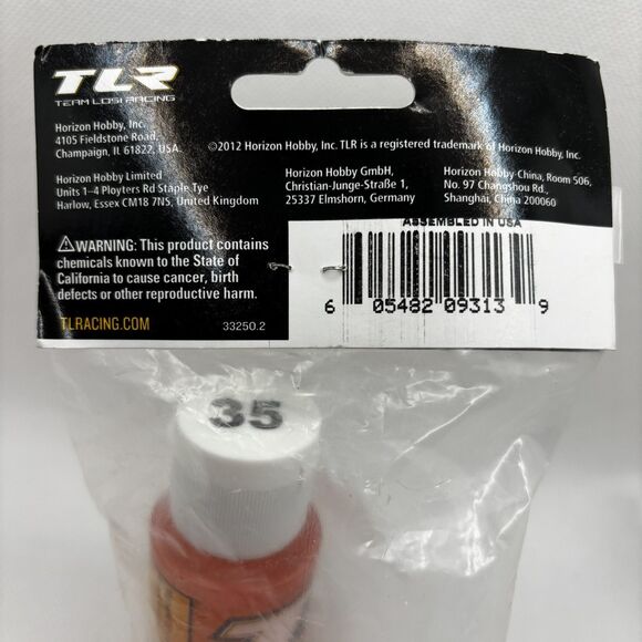 Team Losi Racing TLR74008 Silicone Shock Oil 35 Weight 2 oz NEW - Picture 4 of 4